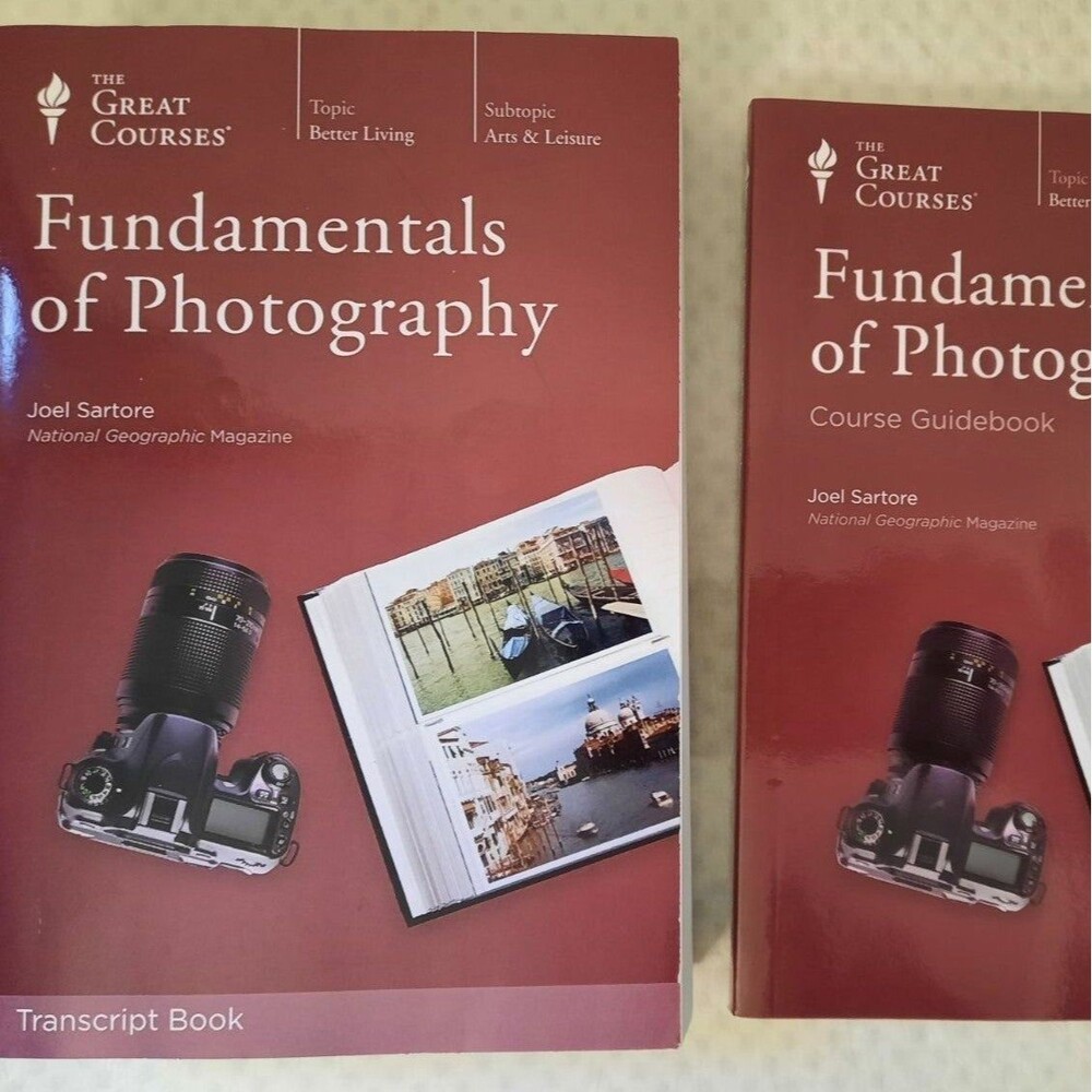 Fundamentals of Photography, Full Set, Great Courses, Book, Guidebook, 4 DVDs